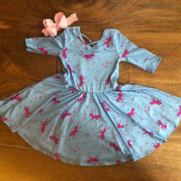 unicorn ballerina dress
